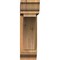 Ekena Millwork Thorton Traditional Rough Sawn Bracket w/ Offset Brace, Western Red Cedar, 6"W x 20"D x 20"H BKT0604X20X20THR01RWR - alternate 2